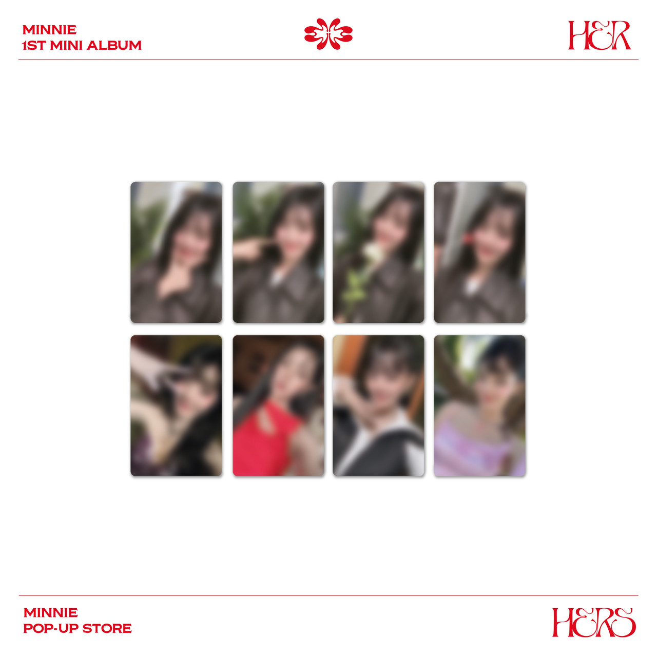 MINNIE POP-UP EVENT MD - PHOTOCARD SET